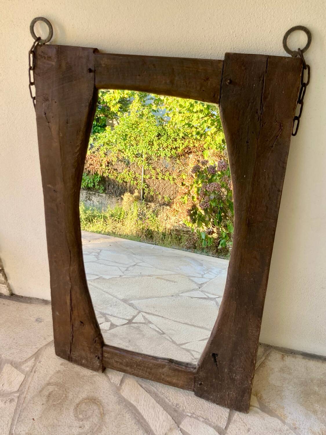 Folk art mirror