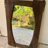 Folk art mirror