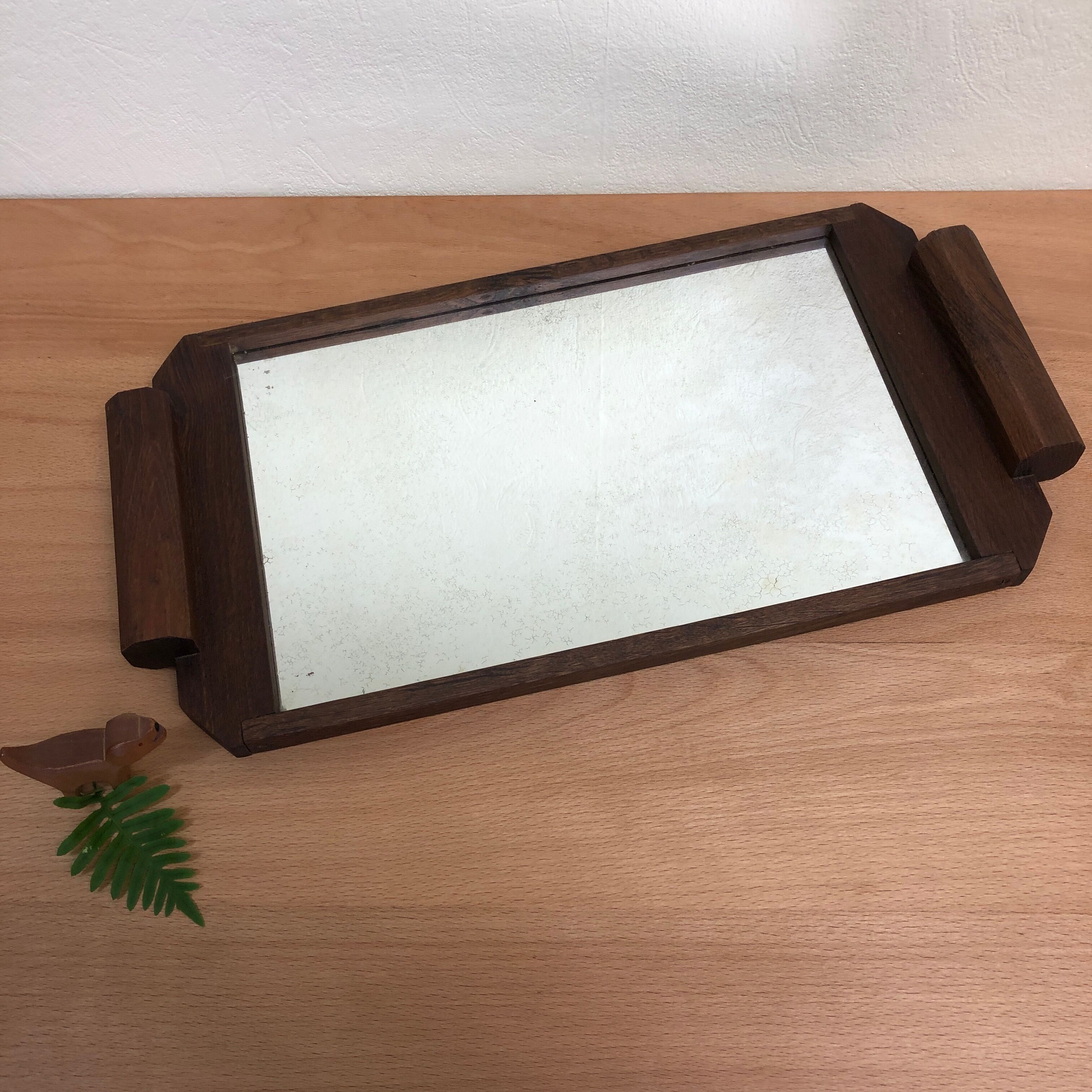 Oak mirror top