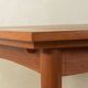 Elegant mid-century dining table with extension function, 1960s, teak veneer