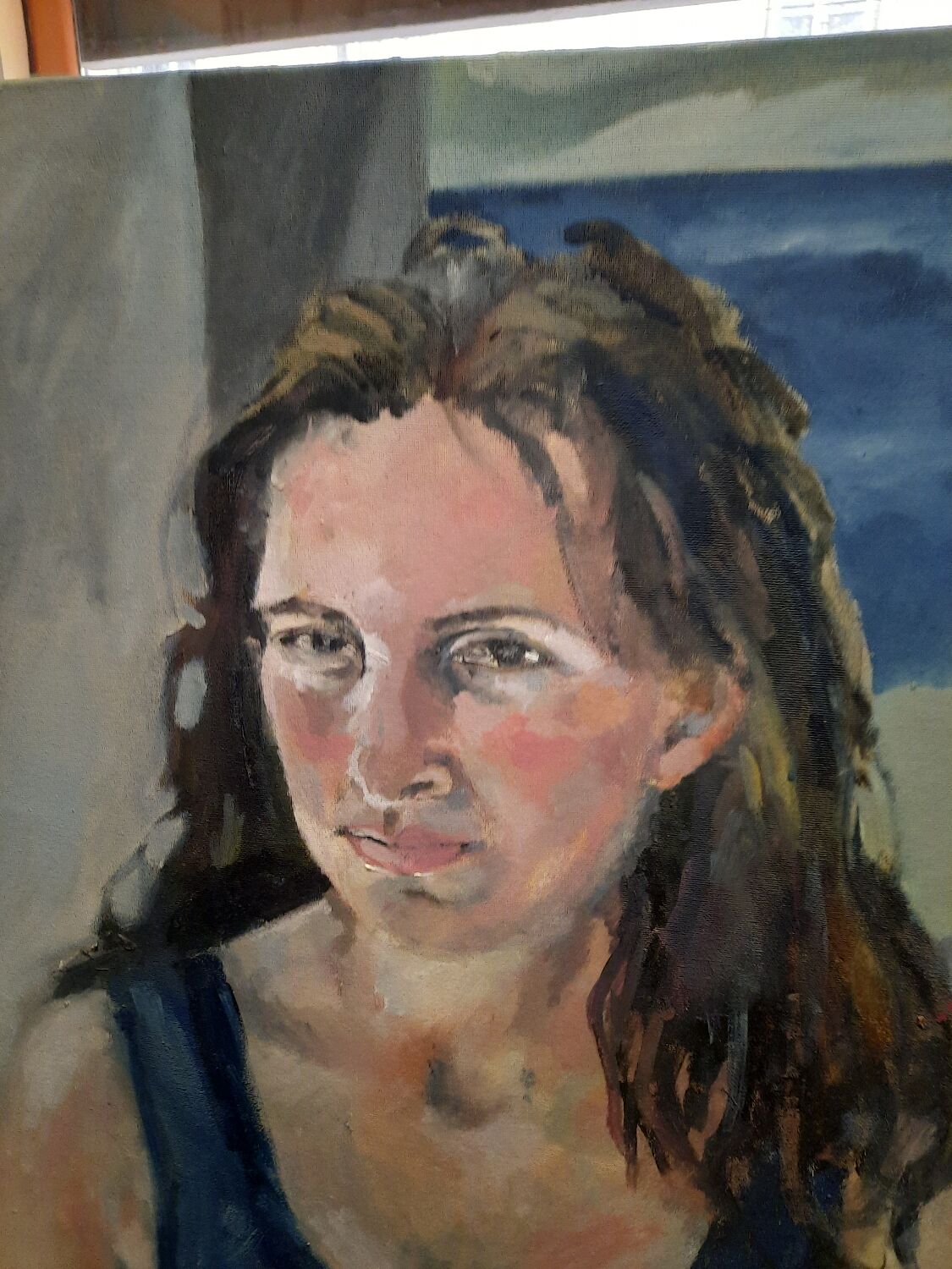 Portrait painting of a woman
