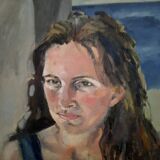 Portrait painting of a woman