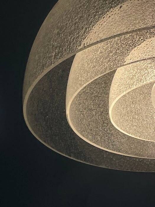 Glass pendant lamp by Carlo Nason for Mazzega, Italy 1970s