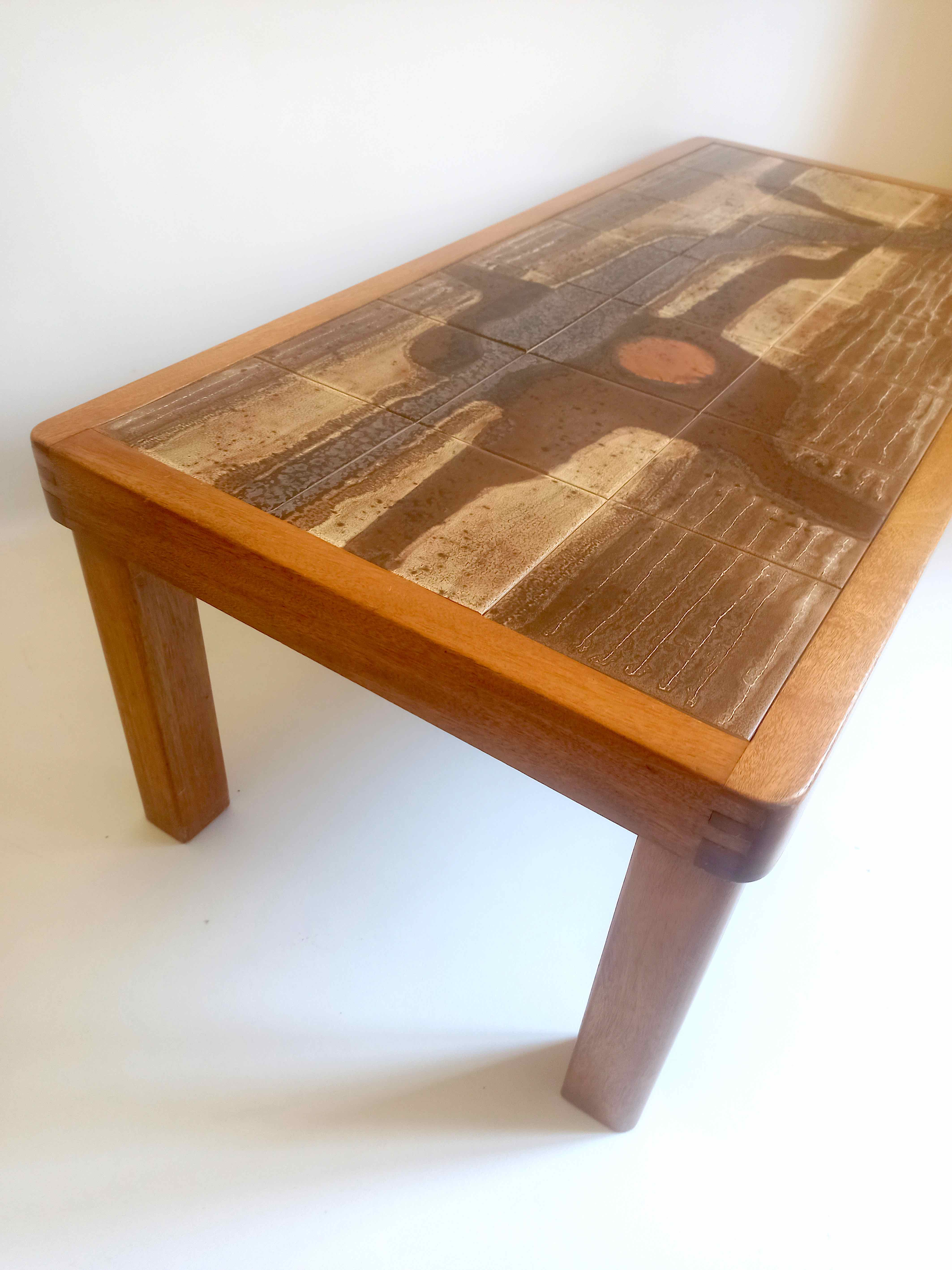 Ceramic coffee table Jean D'Asti 60s