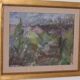 Original Swedish oil on panel – “Path” by Steneld – vintage & framed – 60 × 50 cm (23.6" × 19.7")