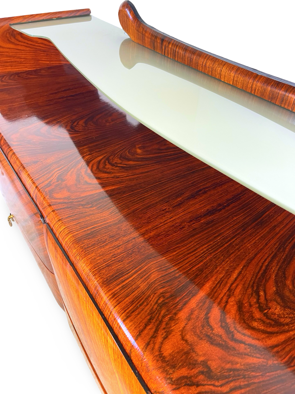 midcentury rosewood chest of drawers.