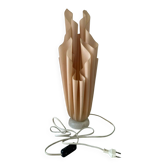 Lampe Athéna vintage Georgia Jacob design piétement albatre 1970