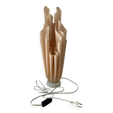 Lampe Athéna vintage Georgia Jacob design piétement albatre 1970