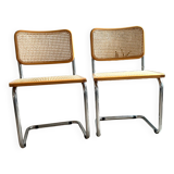 Cesca B32 chairs by Marcel Breuer