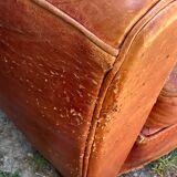 Pair of vintage club armchairs