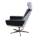 Space Age Lounge Chair, White Lacquer, Leather, Reptile Look, Germany, 1970s