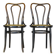 2 Kohn chairs no. 48 by Kohn 1890, not Thonet bistro - caned -