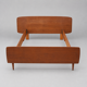 Vintage teak bed with headboard – 60s/70s