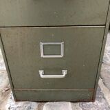 Industrial metal binder with 4 drawers