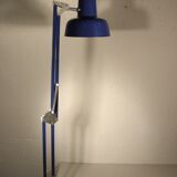 Architect's lamp in blue metal