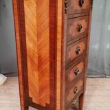 Louis XVI style marquetry chiffonier