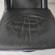 Black leather armchair by Åke Fribytter for Nelo möbel from the 70s