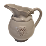 Amadeus milk pot décor hearts gray