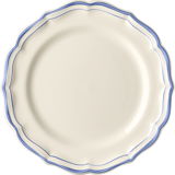 Set of 6 plates dessert collection fillets blue
