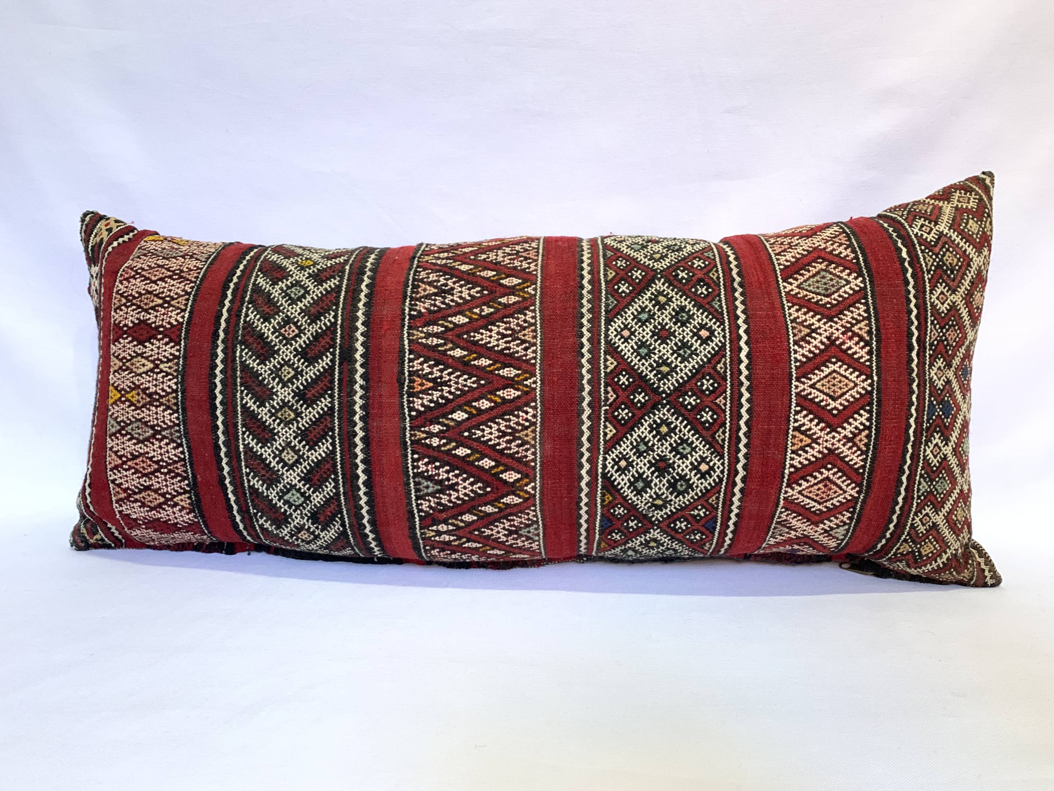 Vintage Berber cushion Moroccan wool cushion cover