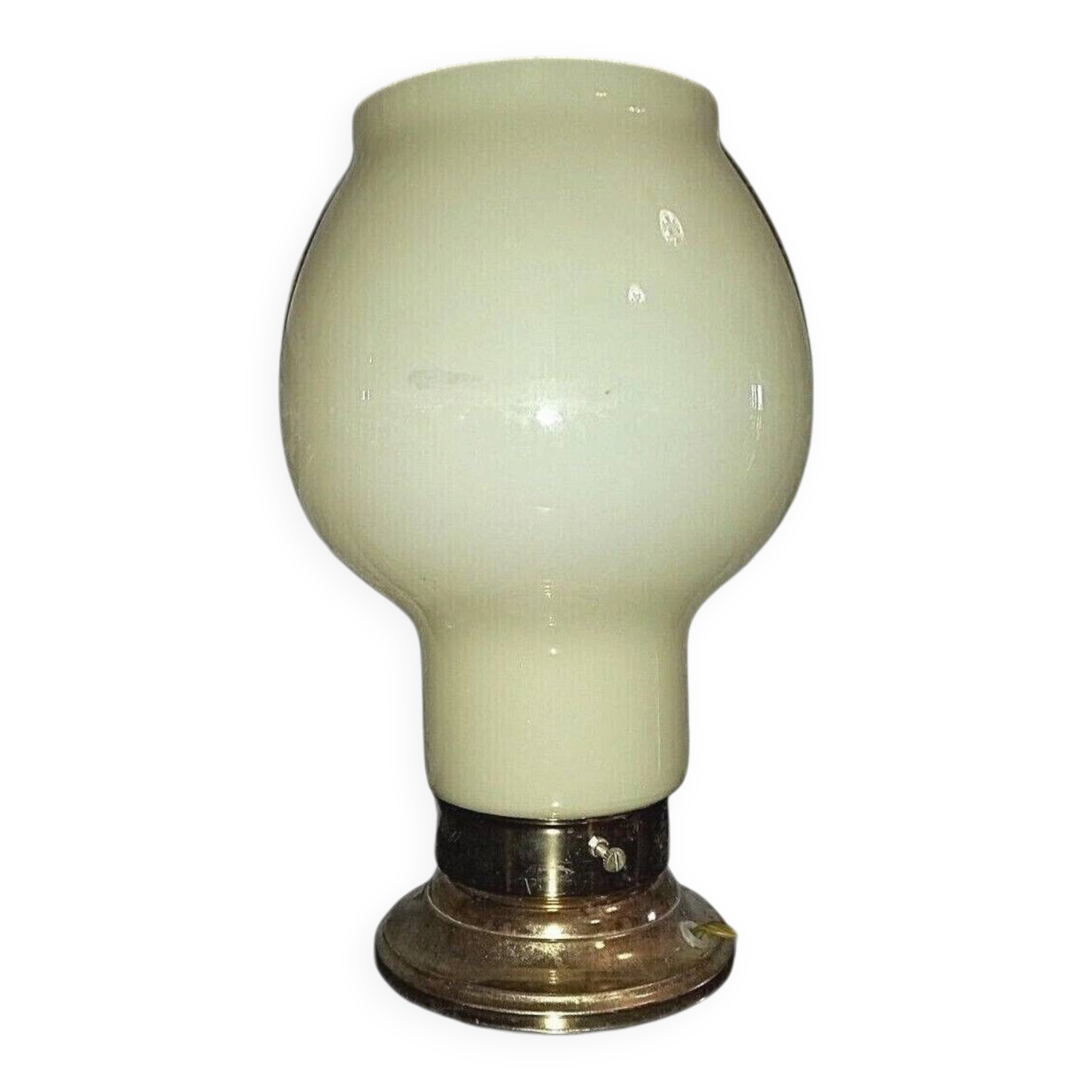 70s Vintage Murano Beige Mushroom Table Lamp