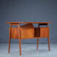 Mid-century teak desk by Gunnar Nielsen for Tibergaard, Denmark 1960s