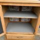 Buffet parisien vitré Art déco en bois brut