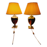 Pair of dolphin lamps from the 70s
