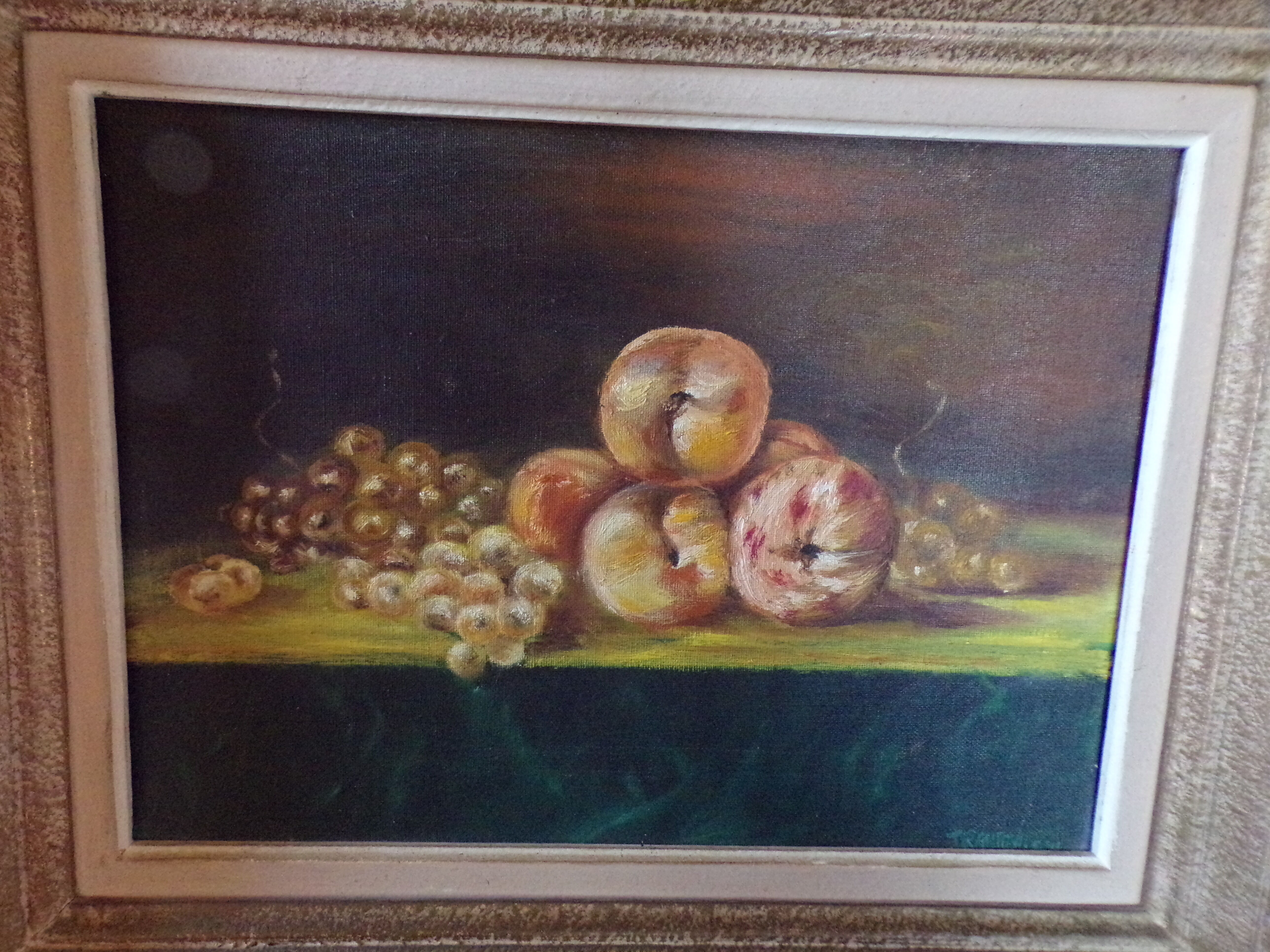 Old still life oil