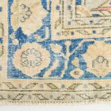 Large Blue Persian Area Rug, 206x294Cm