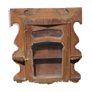 Vitrine murale en Teck