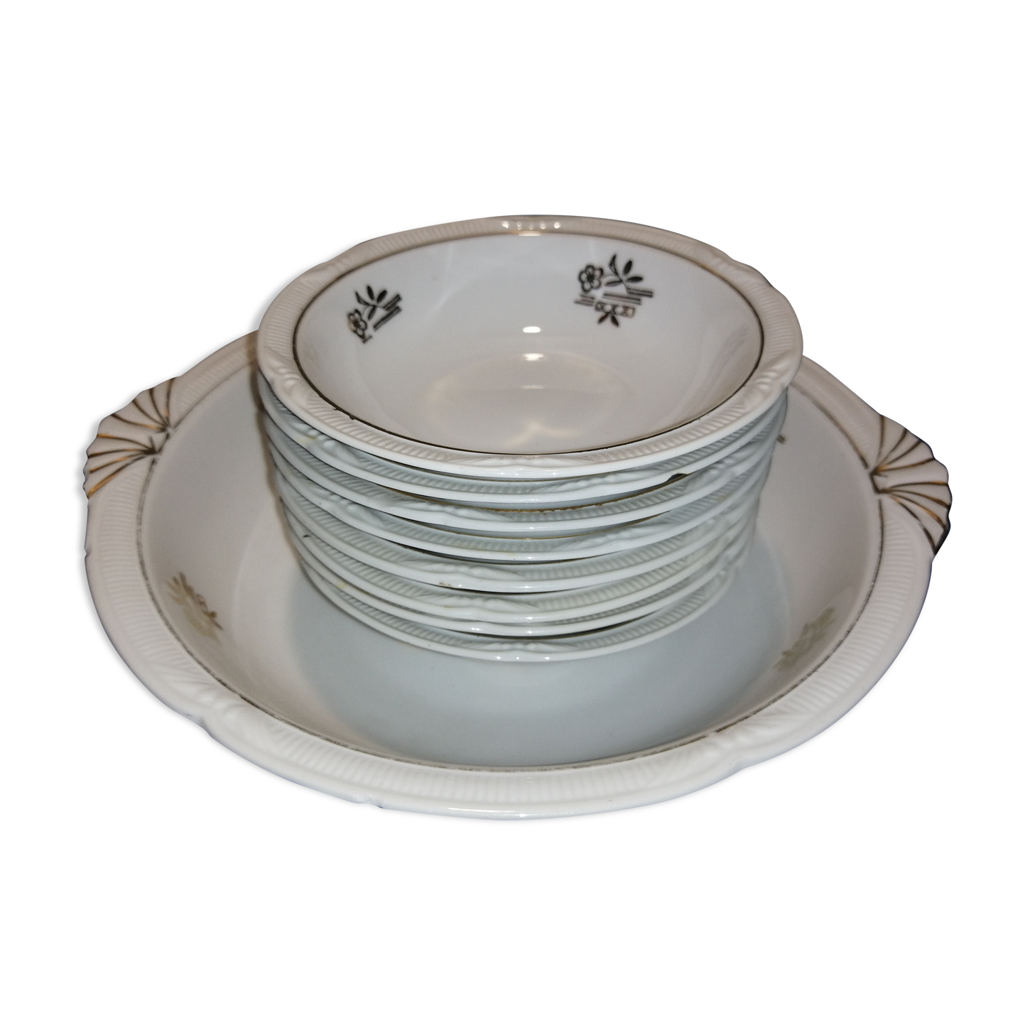 Service à dessert Lechsherzer Bavaria Us Zone