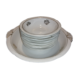 Service à dessert Lechsherzer Bavaria Us Zone