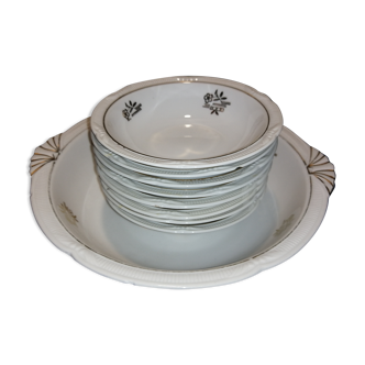 Service à dessert Lechsherzer Bavaria Us Zone