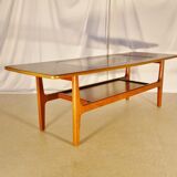 Scandinavian teak coffee table