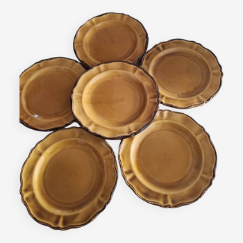 Dessert plates Earthenware from Haute Provence