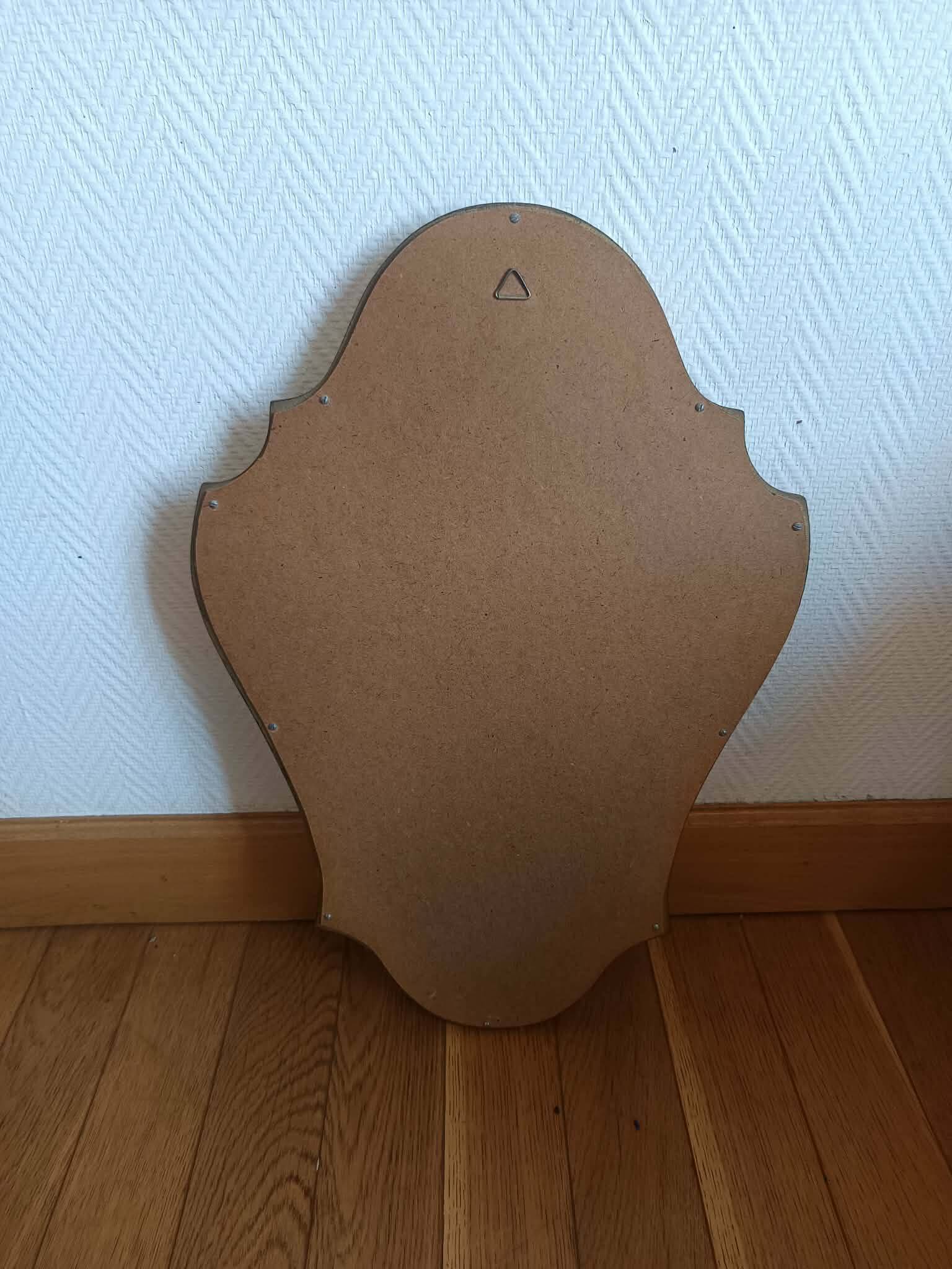 Miroir bois doré vintage