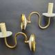 Pair of vintage wall candle holders