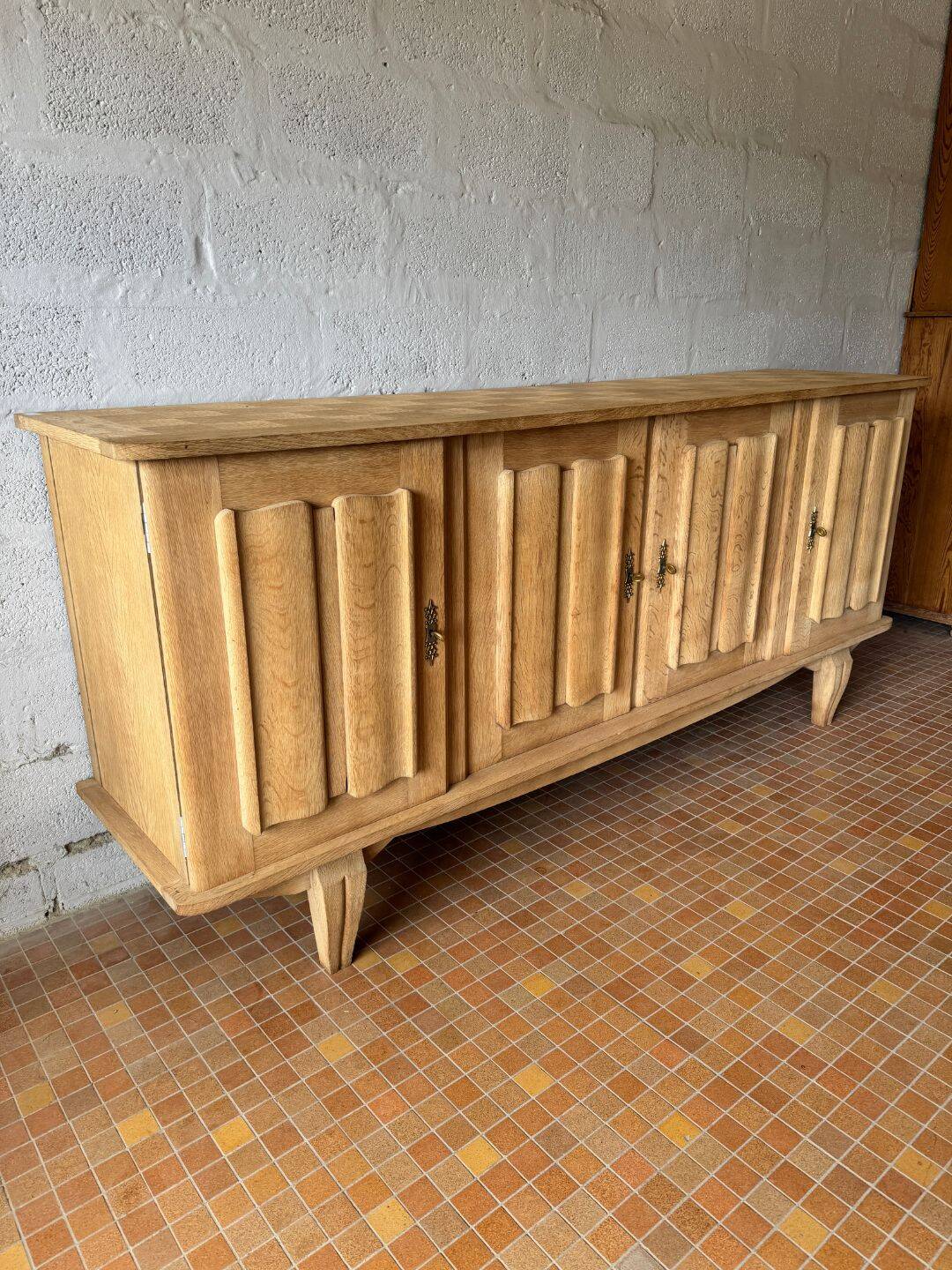 Art Deco enfilade sandblasted