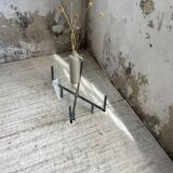 60s glass coffee table