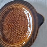 French ceramic dinnerware and plates set sarraguemines 1970s