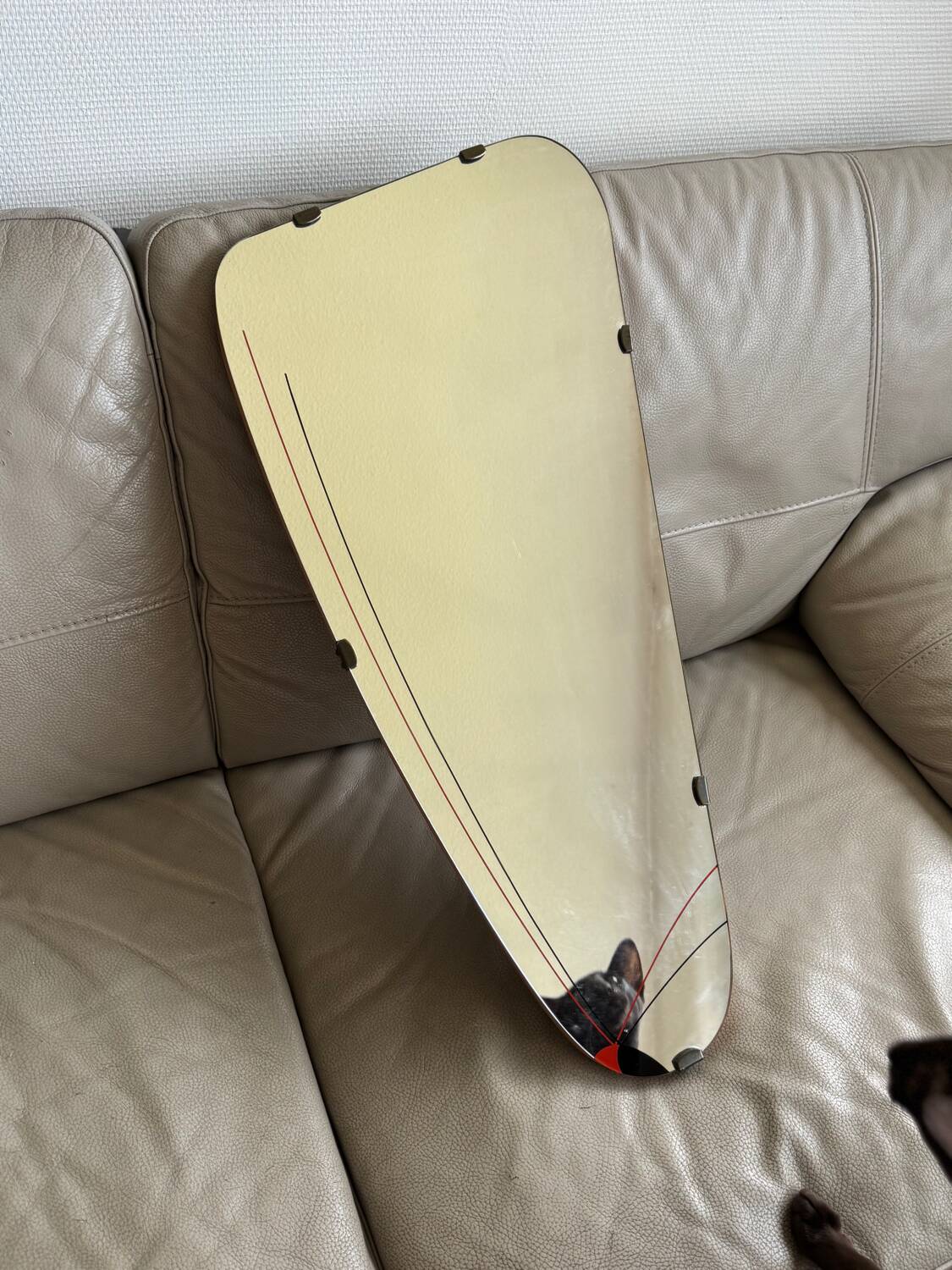 Miroir asymétrique vintage