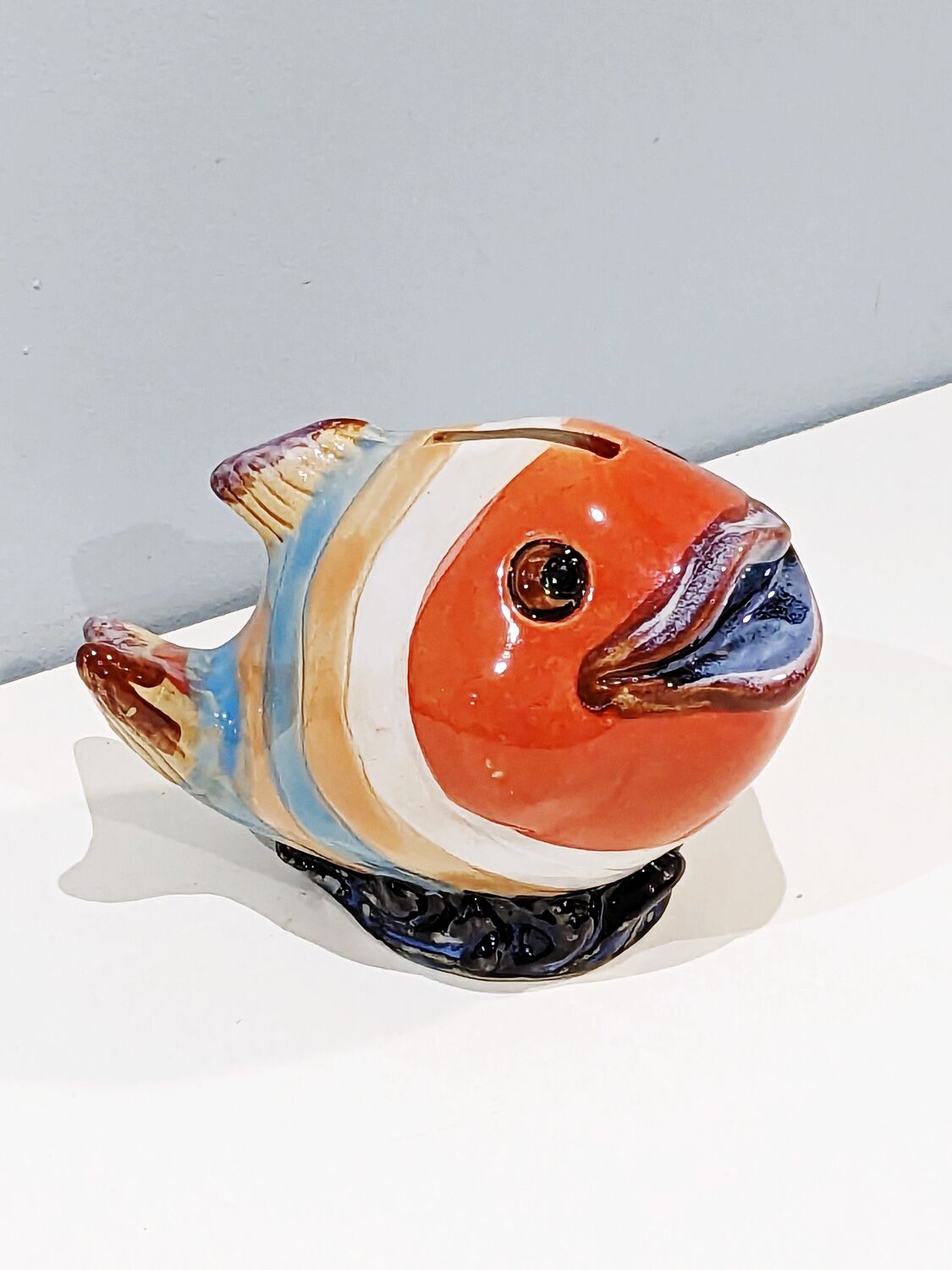 Vintage piggy bank '70 ceramic. In perfect condition.