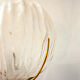 Brass and glass floor lamp by Angelo Brotto for Esperia Italia Anni '60