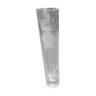 Soliflore en cristal taillé