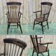 English elm armchair - late 19th century