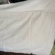 Antique KL monogram linen and cotton sheet