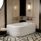 Baignoire Art Deco 1930 et vidoir