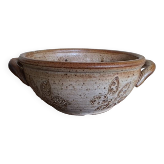 Vintage stoneware salad bowl
