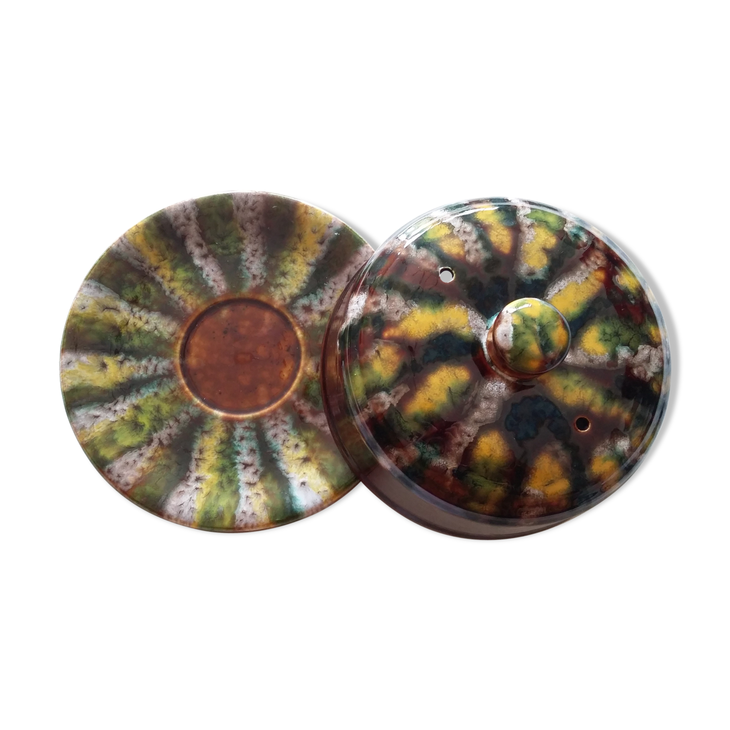 Cheese dish and bell